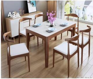 T08高级长方桌，胡桃色  1.35米带炉一桌四椅650元，现货11套。 - 赵县28生活网 zx.28life.com